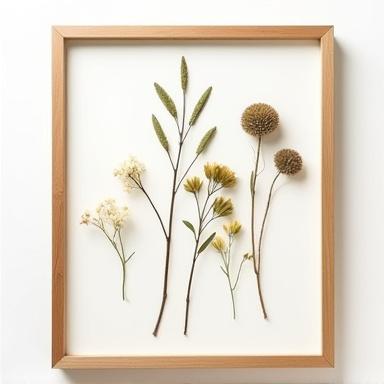 植物を使ったカスタムボタニカルアート (Custom botanical art using plants)